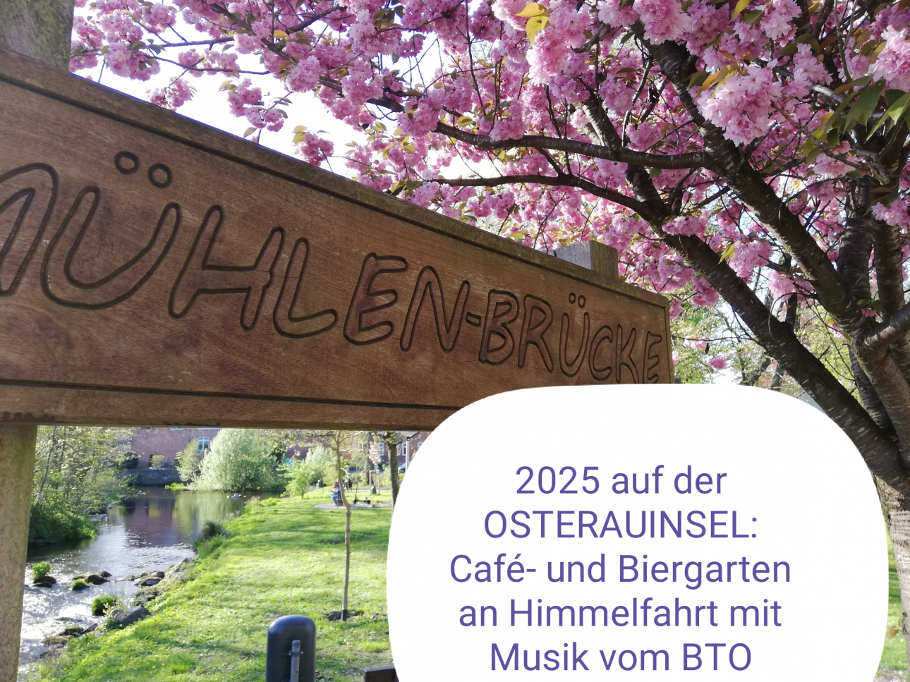 Himmelfahrt vom BTO findet 2025 auf der Osterauinsel statt. Foto: Susanne Ottoinsel Himmelfahrt vom BTO findet 2025 auf der Osterauinsel statt. Foto: Susanne Ottoinsel