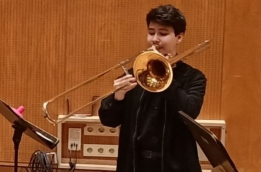 Elias Lampe überzeugte beim Landeswettbewerb und tritt nun auch beim Bundeswettbewerb an.   Foto: Lampe