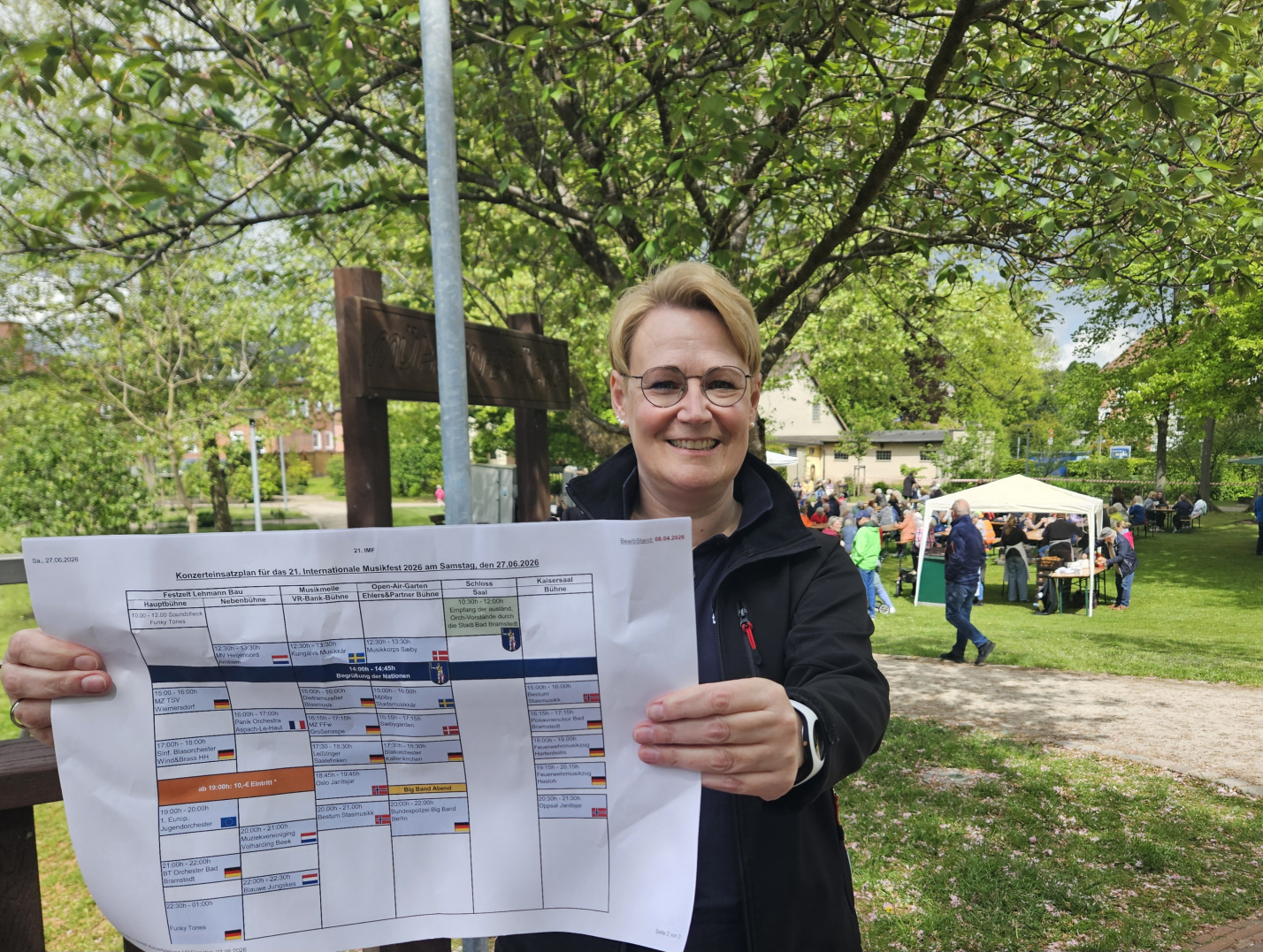 Jessica Tonn hat Routine in der Konzertplanung, aber in diesem Jahr war das eine Herausforderung.