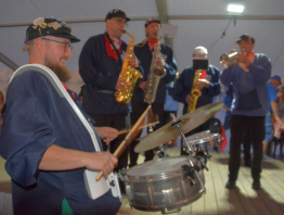 Auch die Blauen Jungs aus Holland sind wieder dabei.